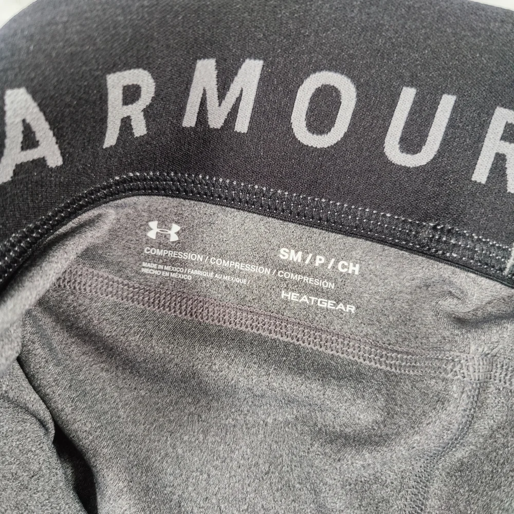 Under Armour Gray Compression Leggings Size Small - Picture 7 of 7